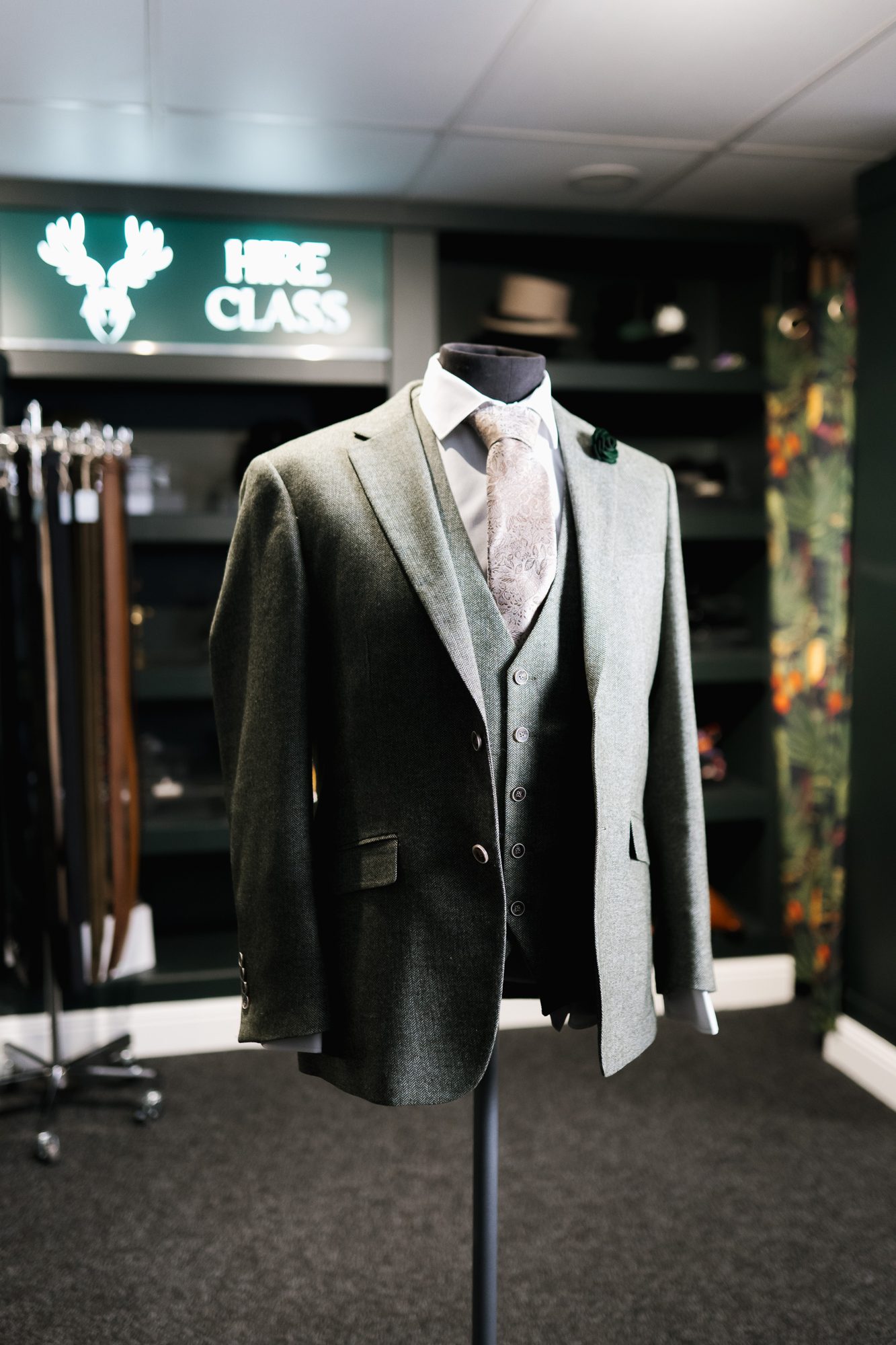 Clwyd suit from the Hire Class collection