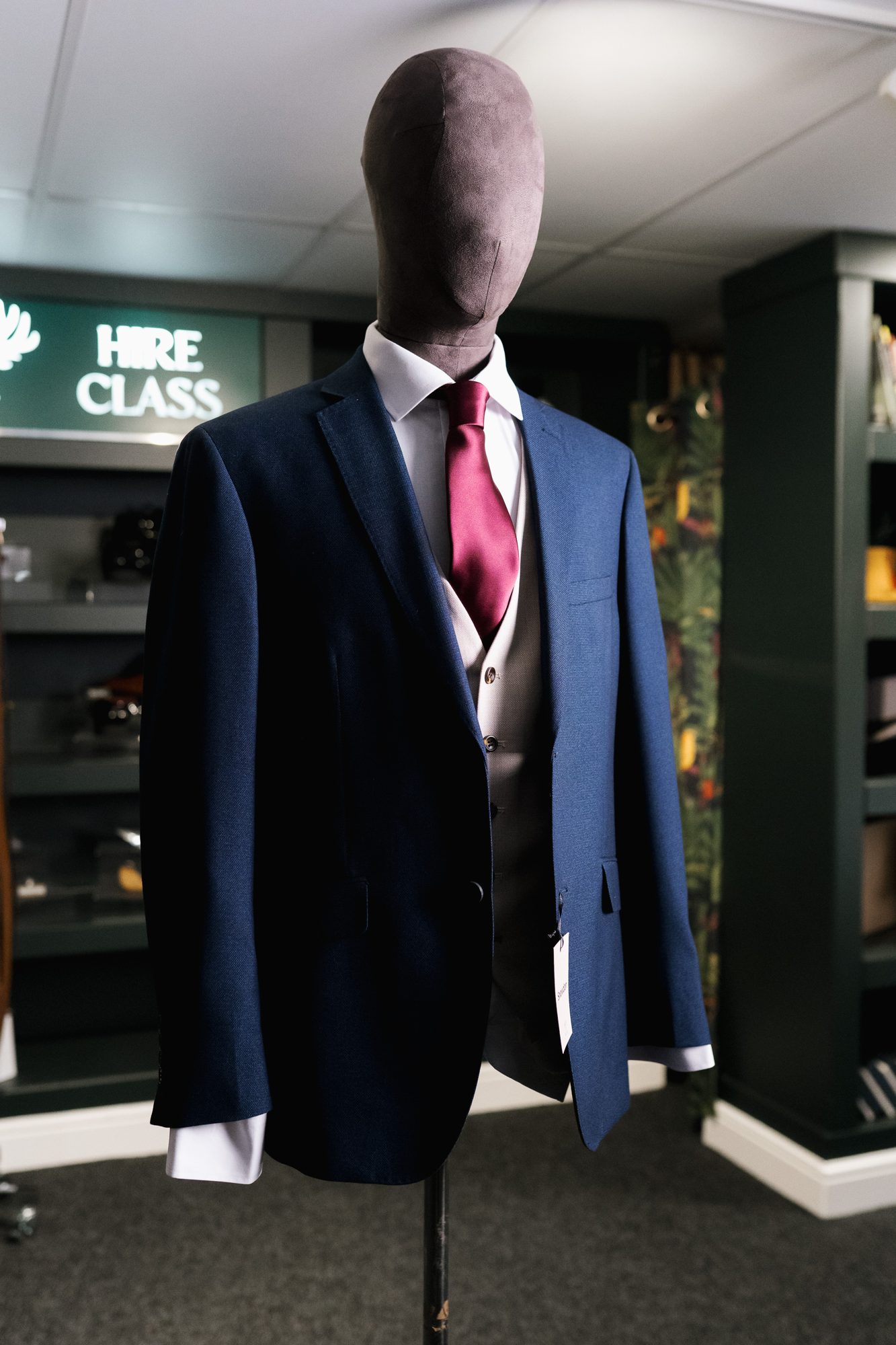 Snowdon suit from the Hire Class collection